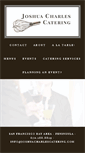 Mobile Screenshot of joshuacharlescatering.com